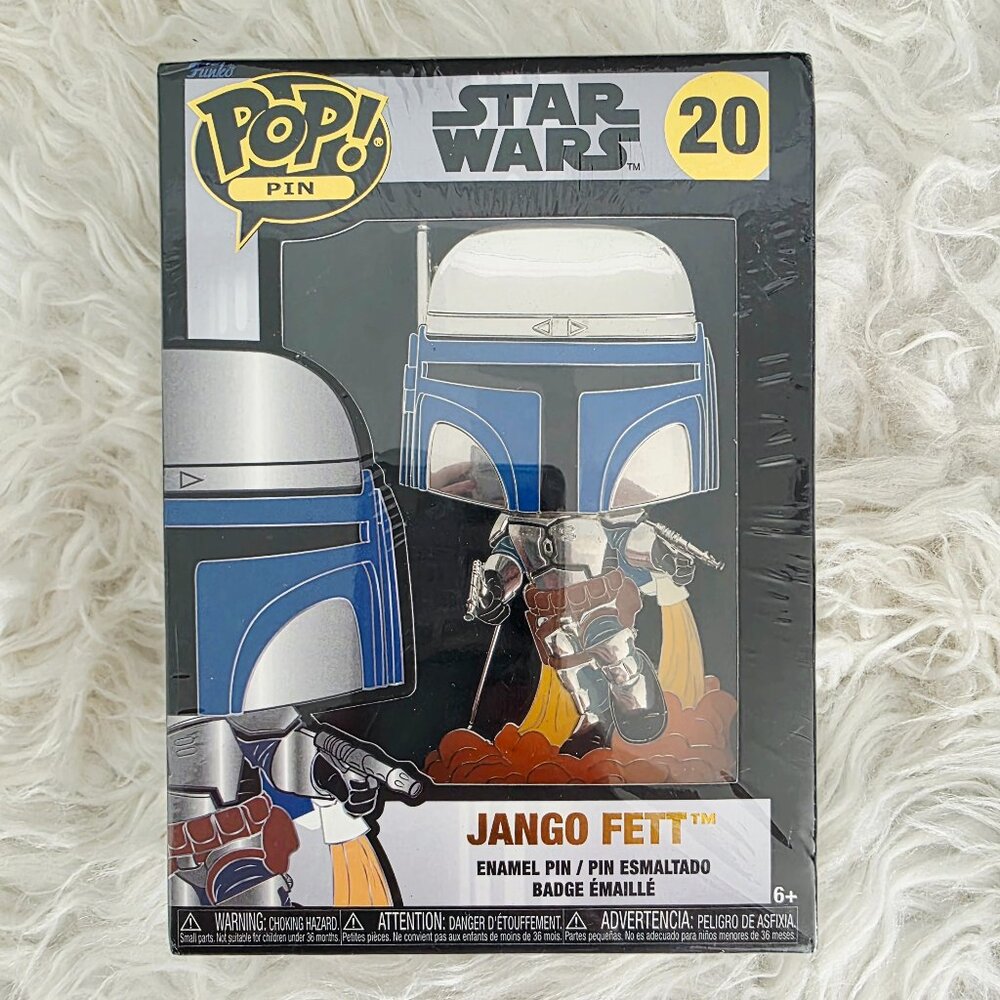 NIB Funko Pop Pin Star Wars #20- Jango Fett - Enamel Pin